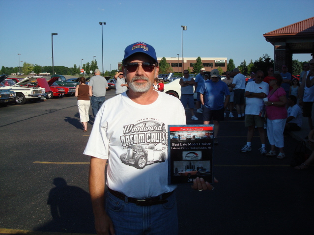 Bruce Lang awarded Best Late Model Cruiser