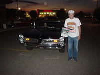 Jack Shimko enjoys his EMS Best Engine award for his very sharp 66 GTO.