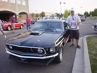 Tony Iafrate wins the EMS Best Engine award for his awesome 428 Mach 1 Cobra Jet.