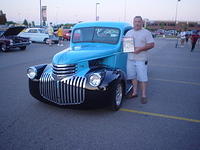 EMS Best Engine goes to Bill Maxwell & his classy 46 Chevy pickup