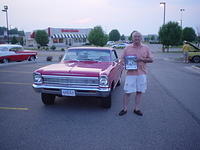 Tom Coucke's Chevy II wins the EMS Best Engine award