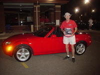 The Rick Murray SF Outstanding Cruiser award goes to Paul Hendrickson & his nice Mazda.