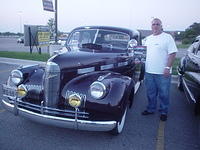 John Bertolone's wonderful 1940 Cadillac Lasalle is chosen as the Cruisers Choice prize winner.