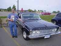 Pete with his awesome 63 Plymouth Sports Fury.