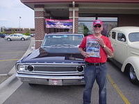 Bob with his slick 65 Dodge Coronet 500.