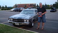 Phil Kinnard's new 1970 Chevelle SS wins the State Farm Outstanding Cruiser prize.