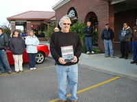 Jim Smythe enjoys his Best Ford prize.