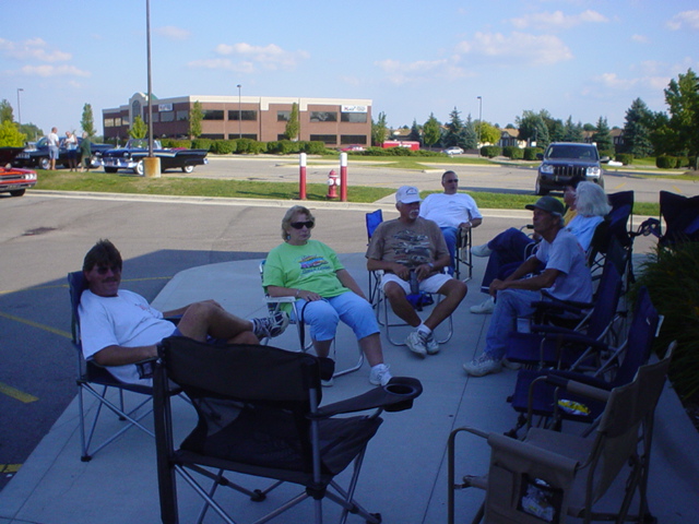 Chris Brown & Jerry Stover with more RH gang members.