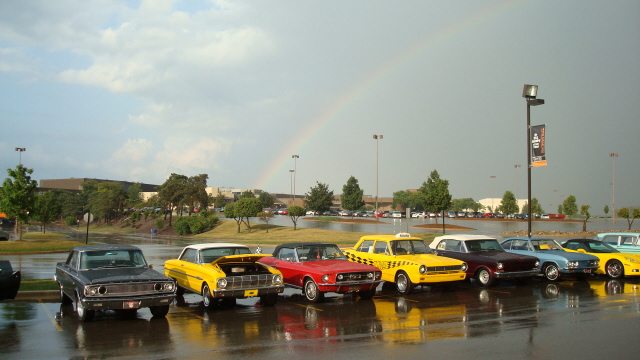 Rainbow on north side