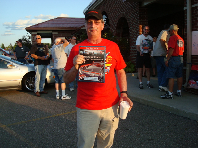 Rich Aquino wins the Best Mopar Cruiser award