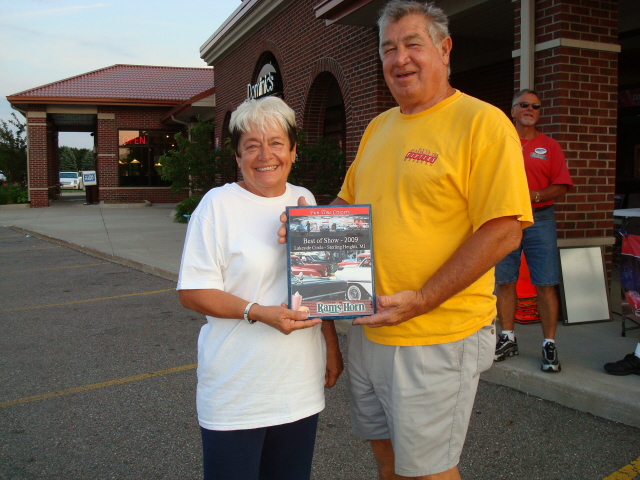 Rich & Janice win the Ram's Horn Best of Show