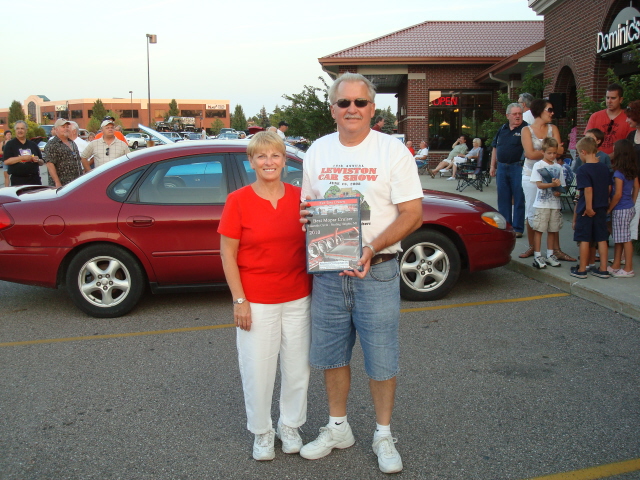 Best Mopar cruiser is awarded to Bill & Janet Mayes