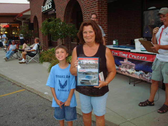 Abuello's Best Ford is awarded to Judy Miller